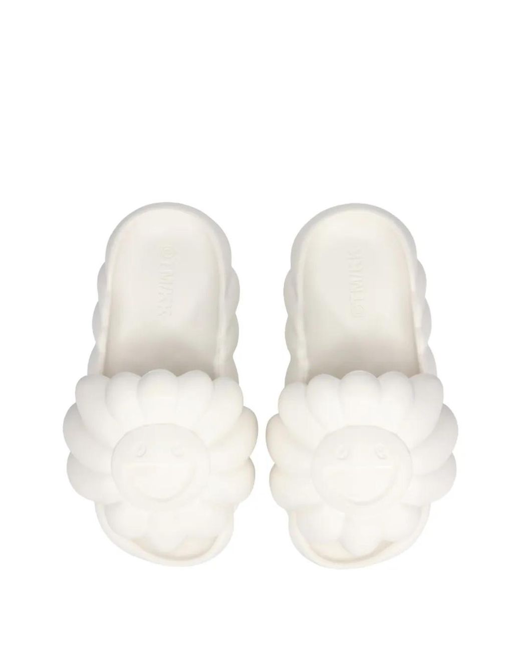 Ohana Hatake White Full-Bloom Slides