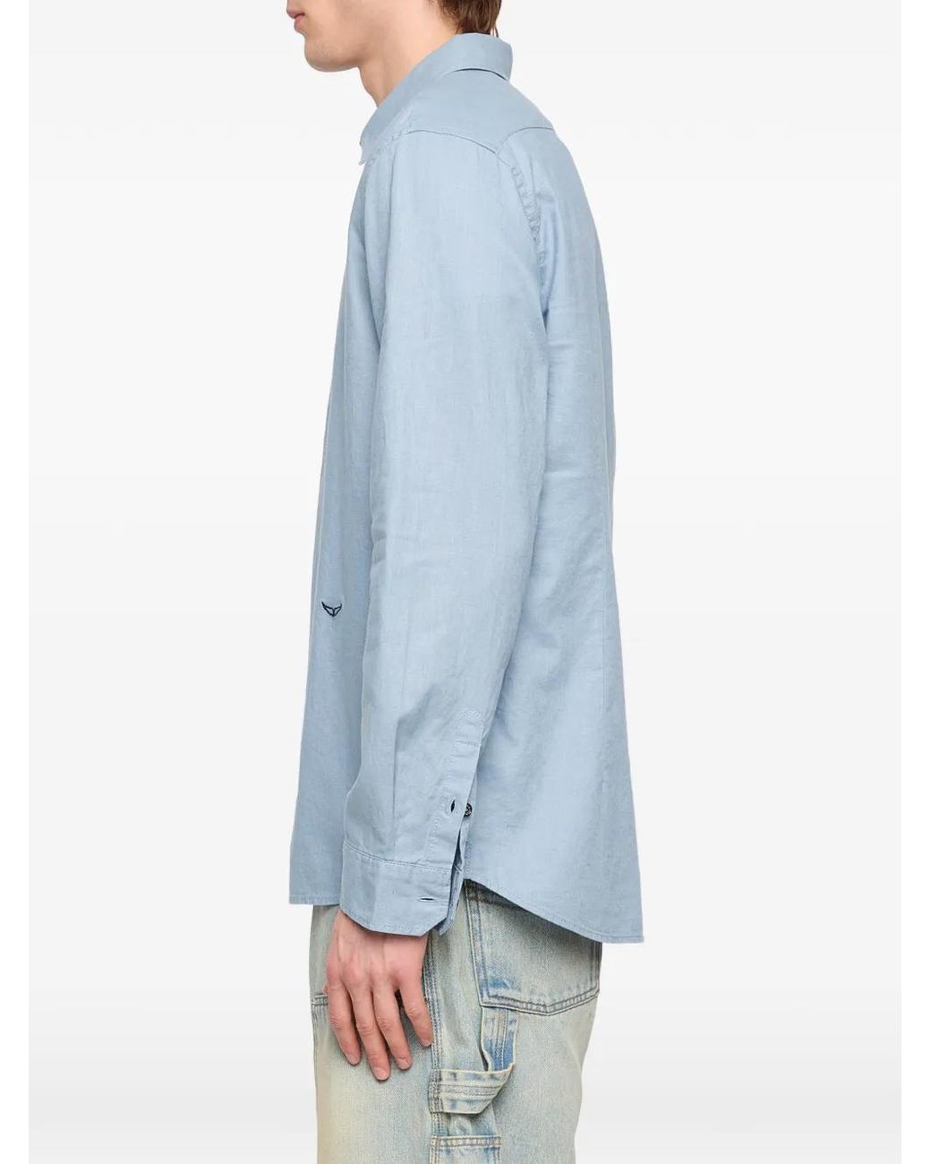 Zadig & Voltaire Blue Sid Shirt for men