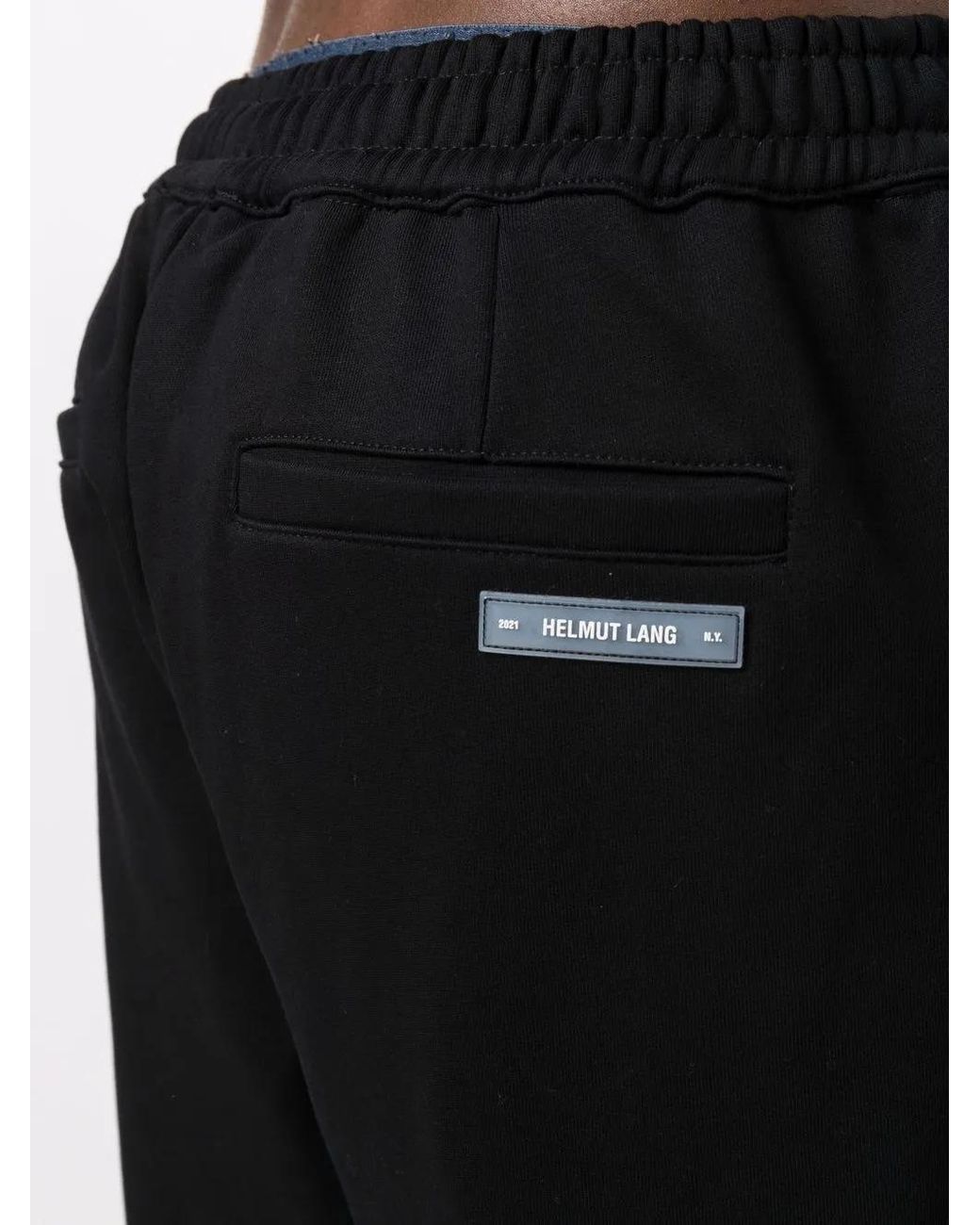 Helmut Lang Trainingsbroek Met Logopatch in het Black voor heren
