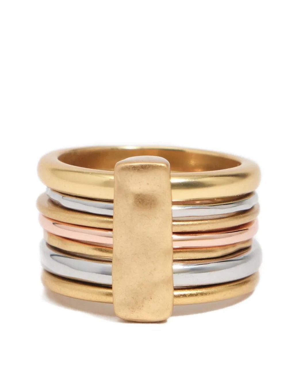 Bimba Y Lola Natural Aged Multi-Tone Banded Ring