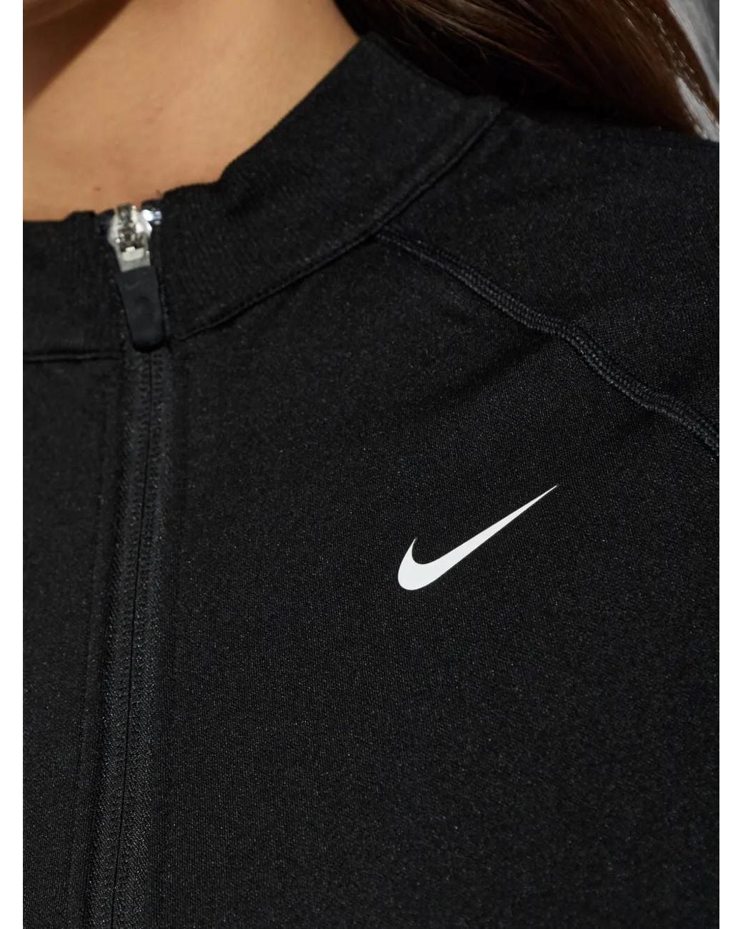 Nike Black Pro Zip-Fastening Sweatshirt