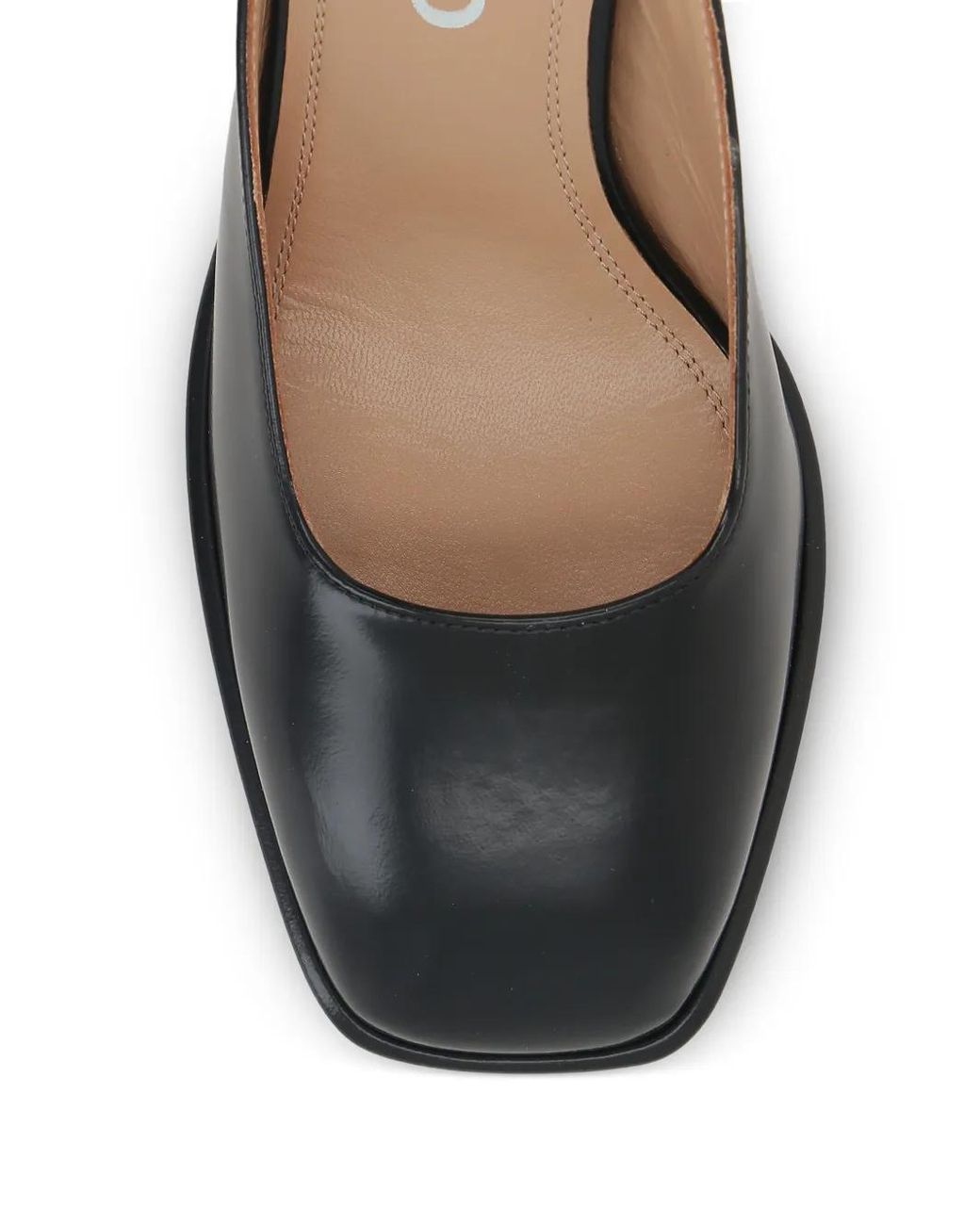 NODALETO Black Bulla Jones Ankle-Strap Pumps