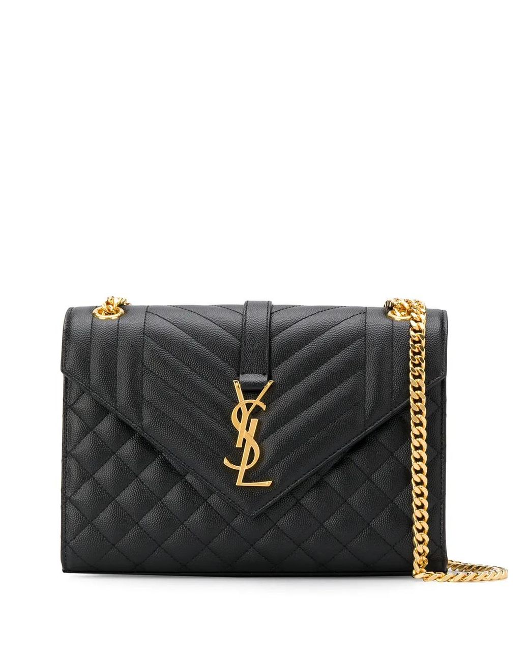 Saint Laurent Black Sunset Medium Leather Shoulder Bag