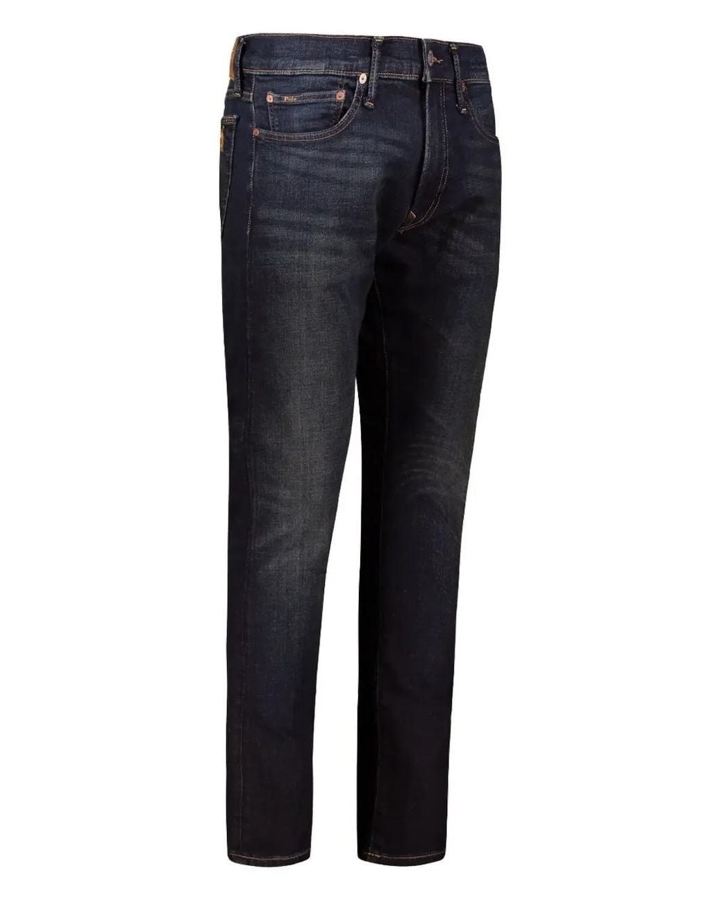 Polo Ralph Lauren Blue Logo-Patch Jeans for men