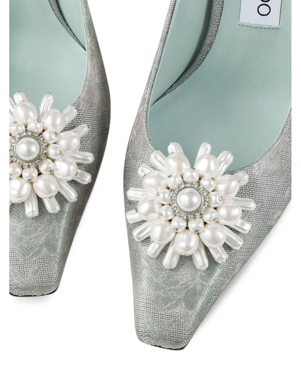 Jimmy Choo White Ines Pumps 85
