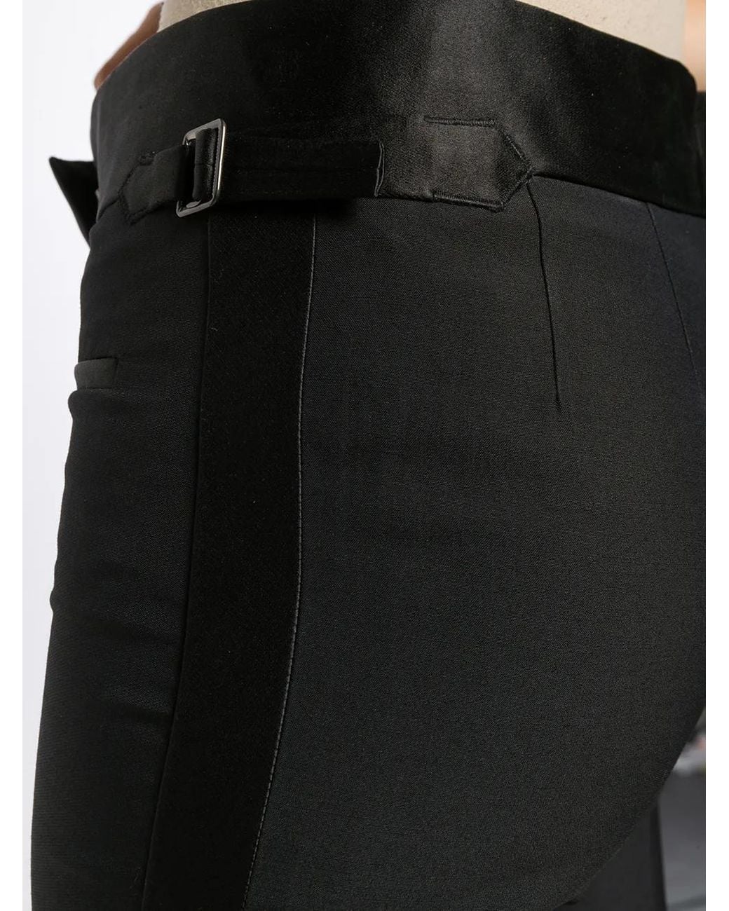Tom Ford Black Flared Tailored Trousers
