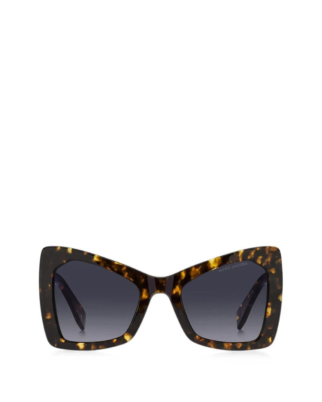 Marc Jacobs Black Tortoiseshell-Effect Sunglasses