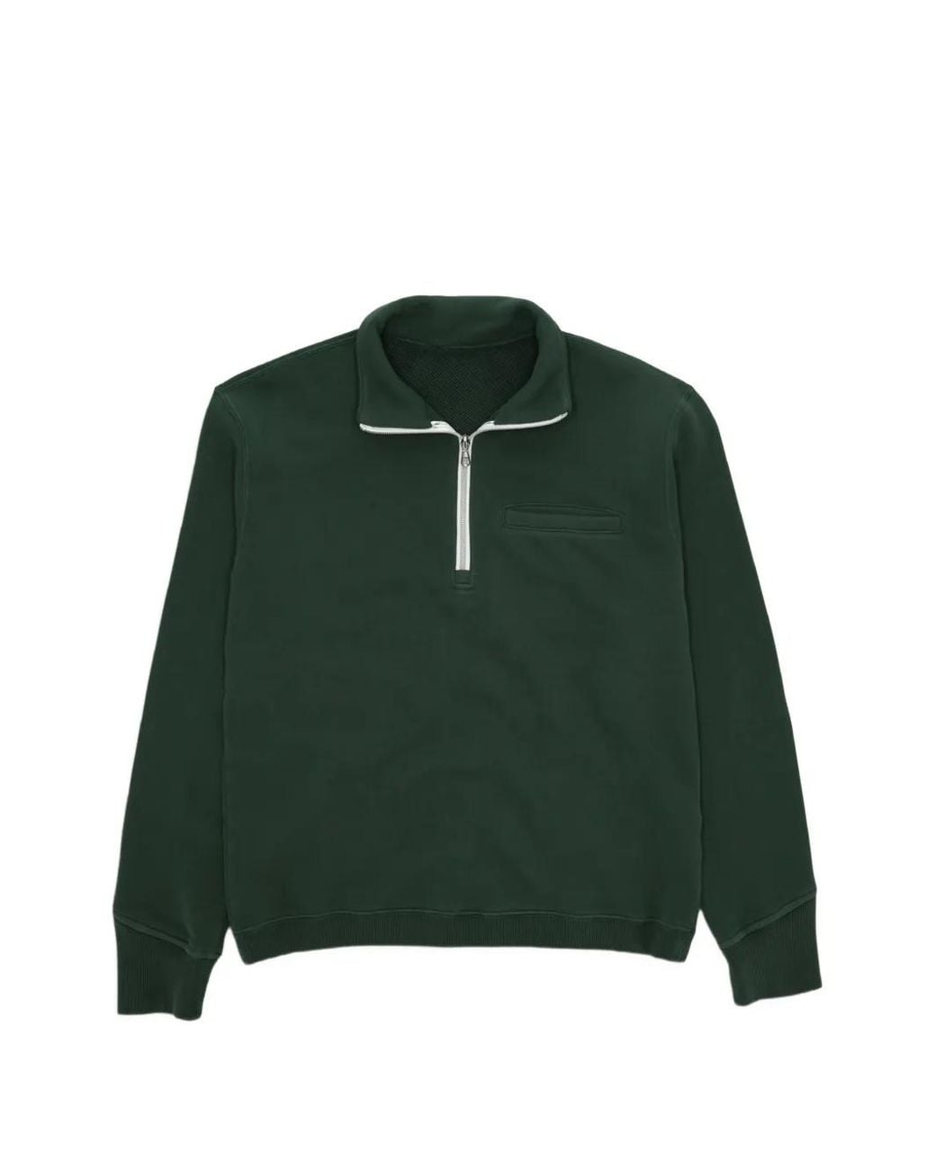 Fortela Green Princeton Zip-Fastening Sweater for men