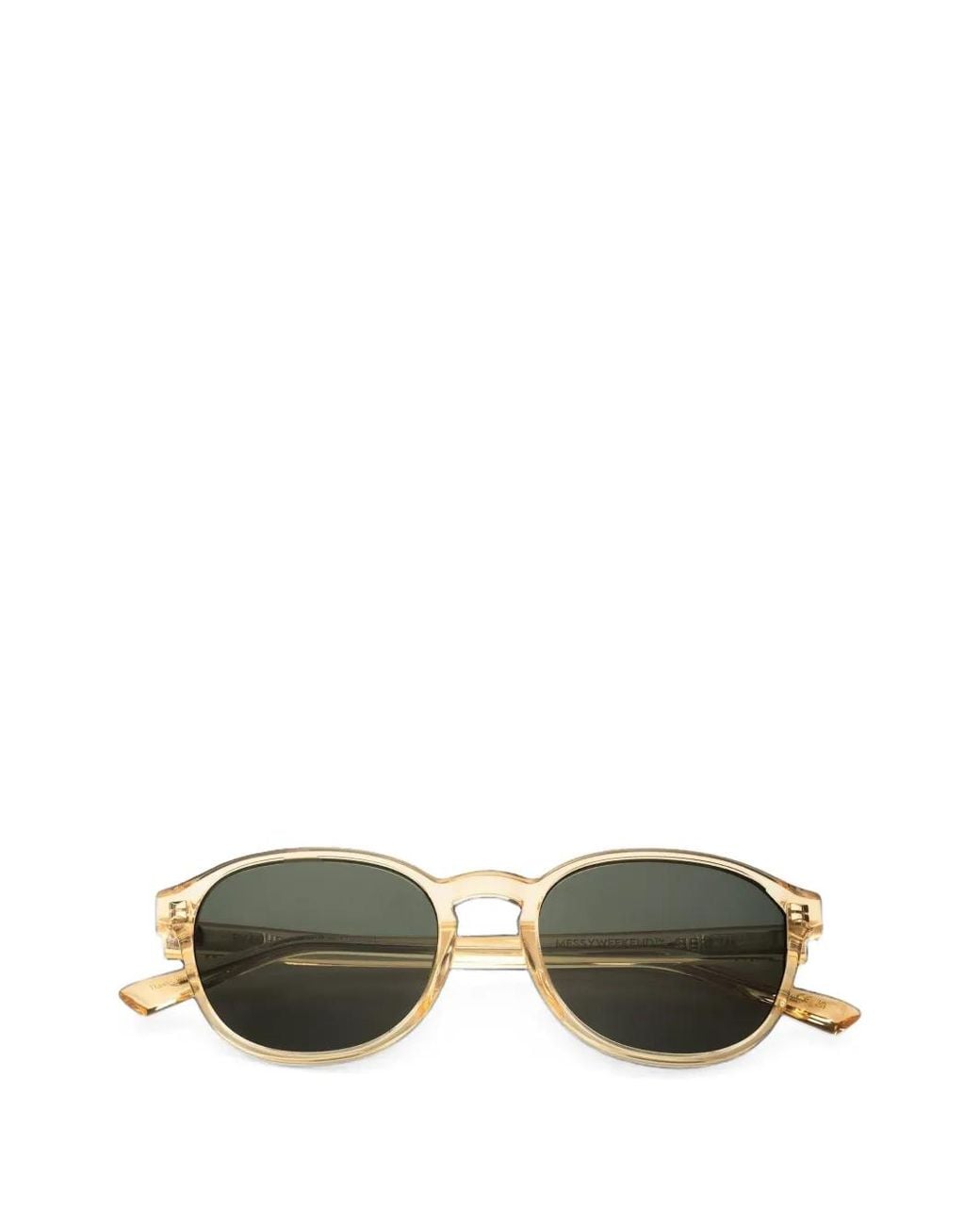 Messyweekend Green Ryan Square-Frame Sunglasses