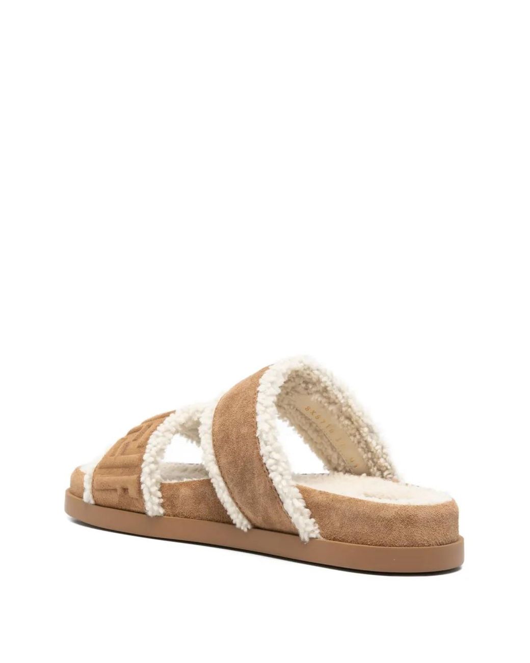 Fendi Brown Sandalen Aus Wildleder