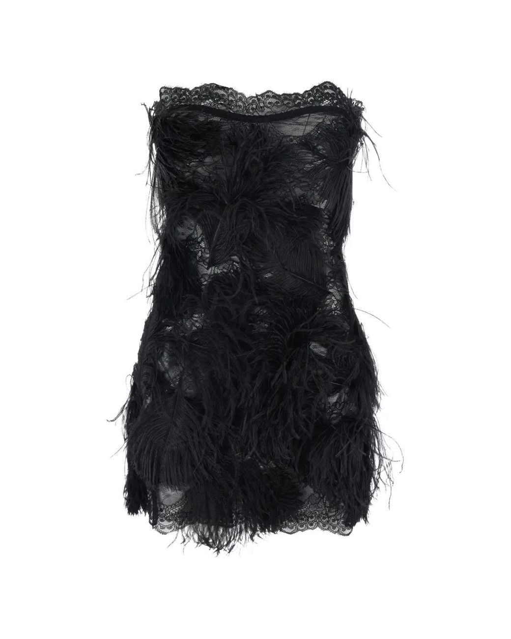 The Attico Black Mini Dress