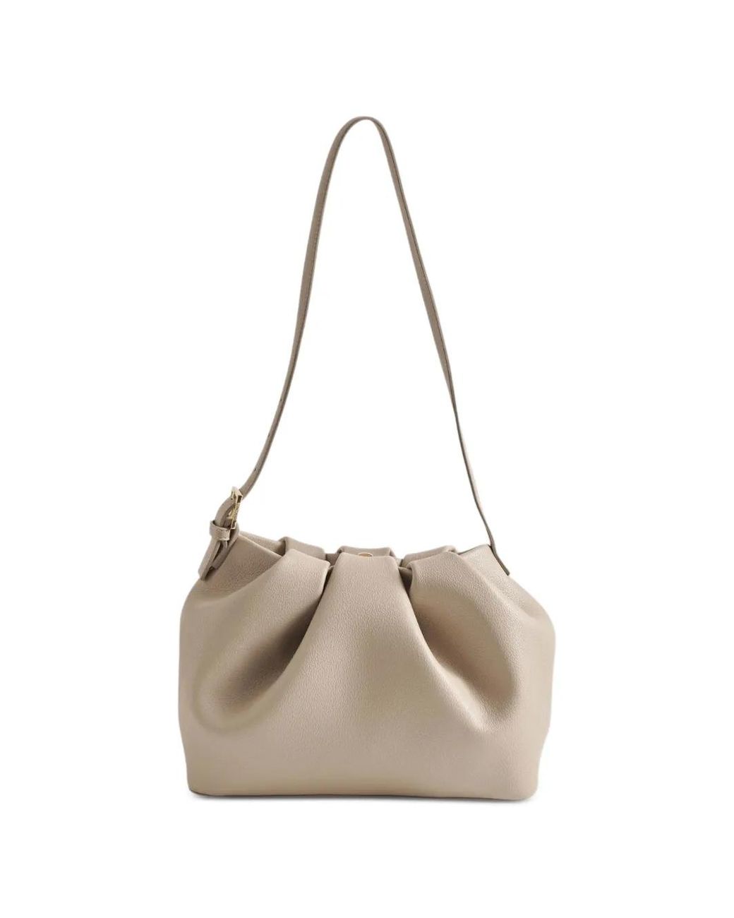 THEMOIRÈ Natural Athena Grained Bucket Bag