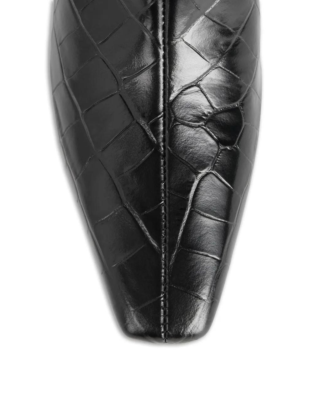 Totême Black Embossed Chelsea Boots