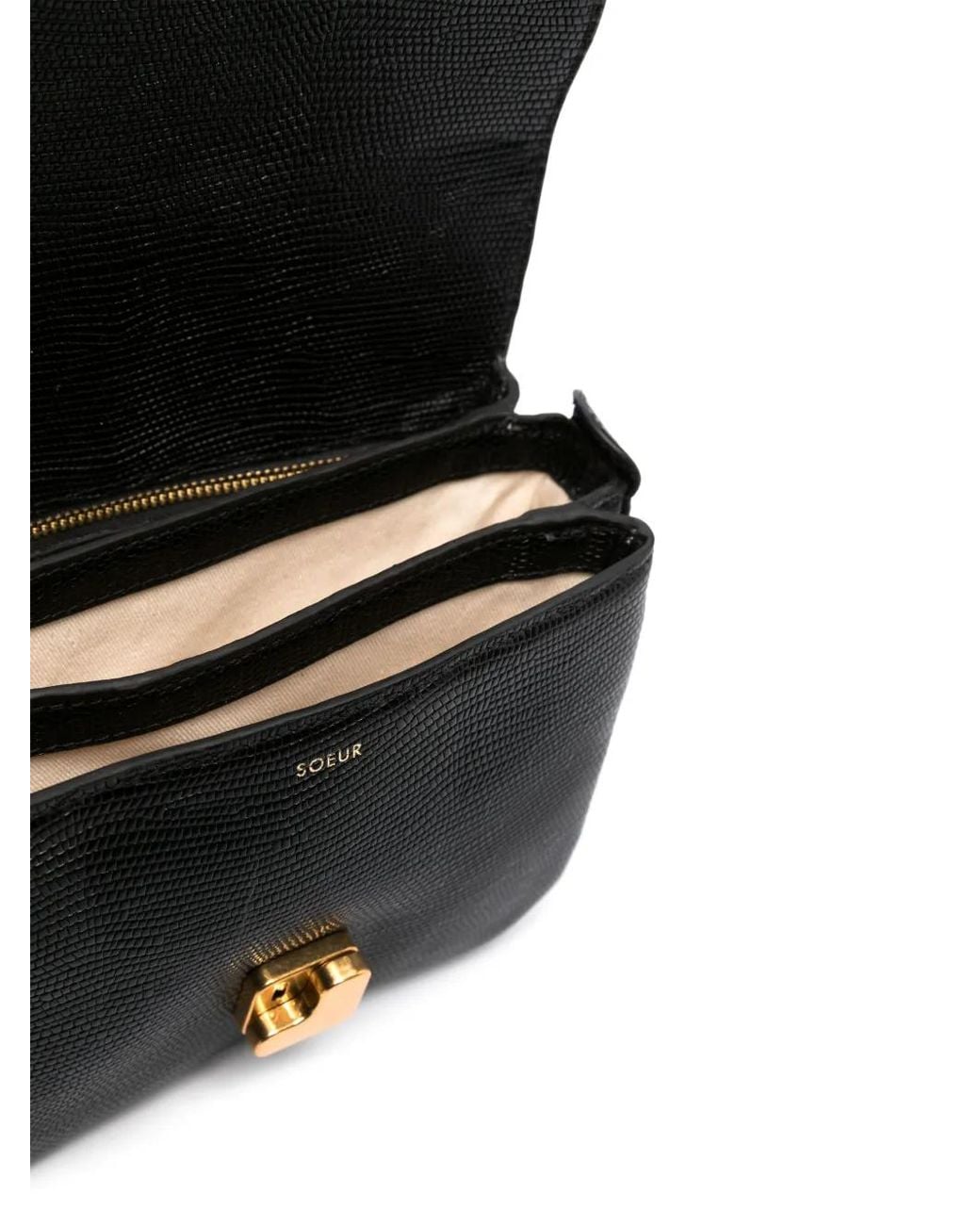 Soeur Black Mini Bellissima Crossbody Bag