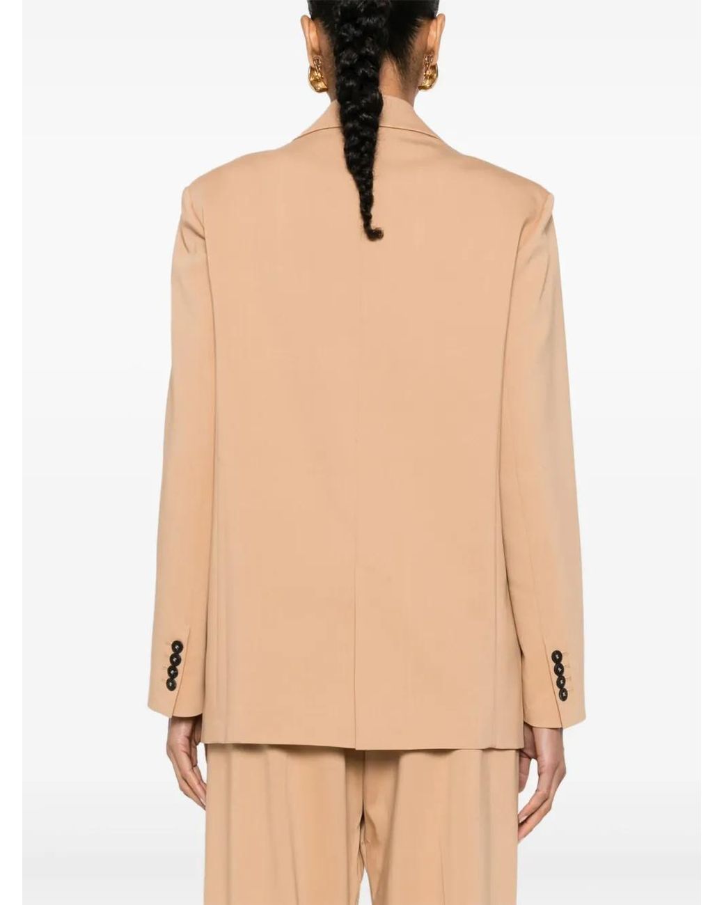 Forte_forte Natural Single-Breasted Blazer
