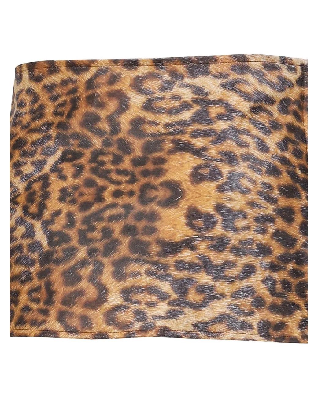 La Maskarade Brown Lolita Leopard-Print Mini Skirt