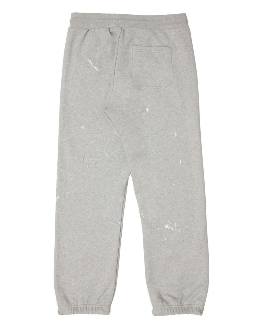 DOMREBEL Gray Staff Paint-Splatter Sweatpants for men