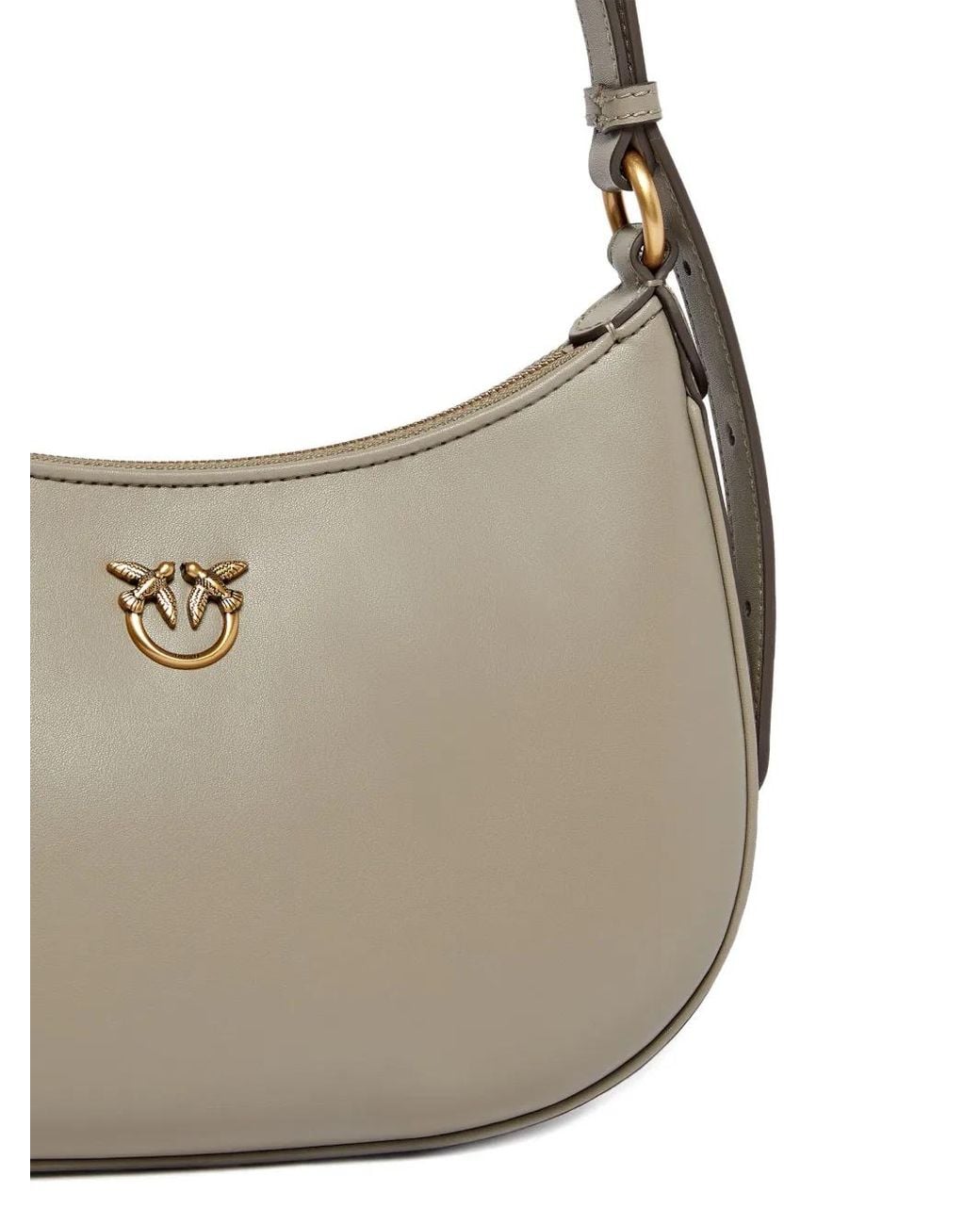 Pinko Half Moon バッグ ミニ Gray