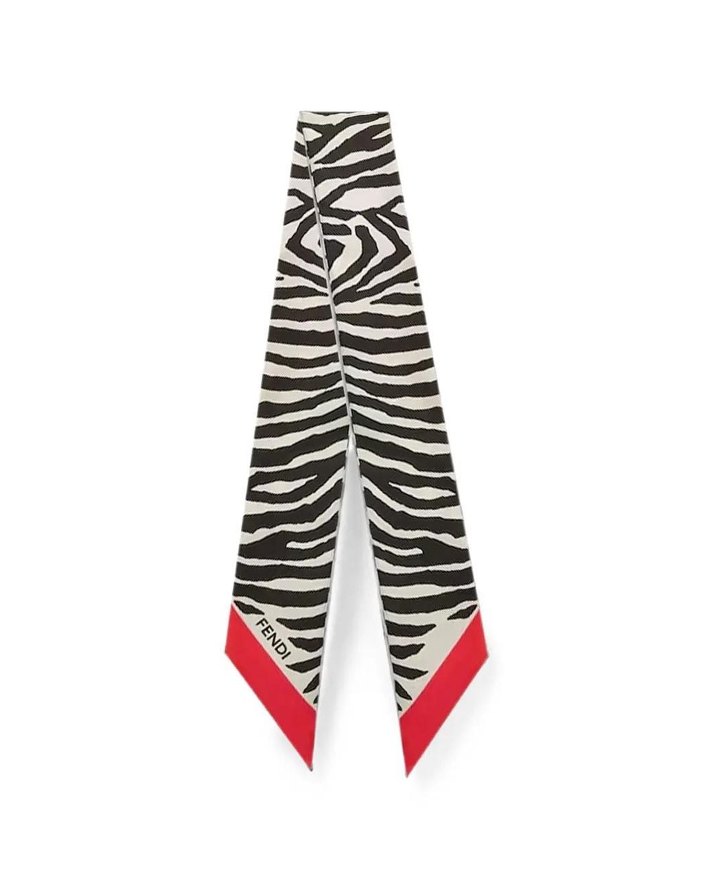 Foulard Wrappy di Fendi in White