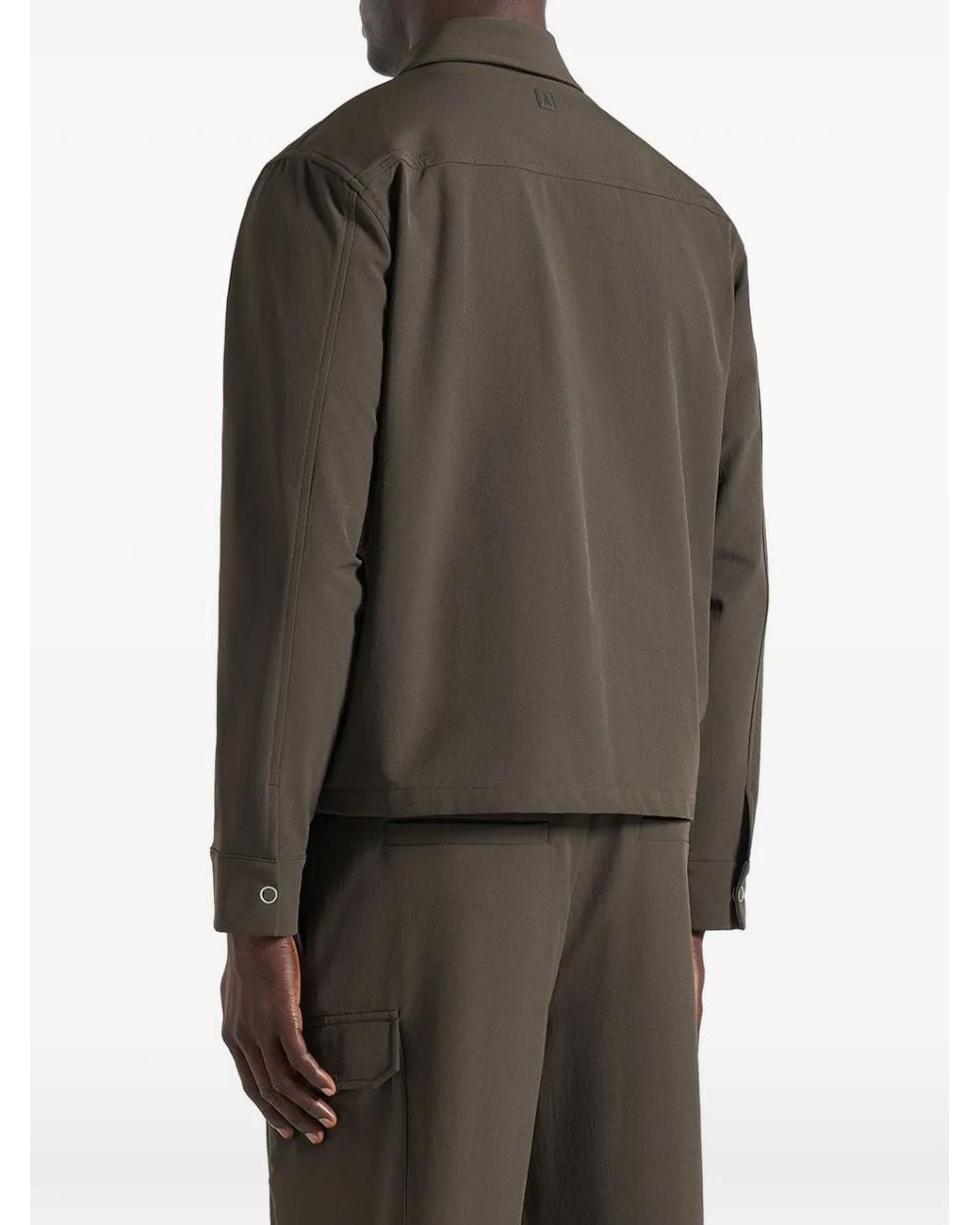 Manière De Voir Brown Milo Cargo Shirt Jacket for men