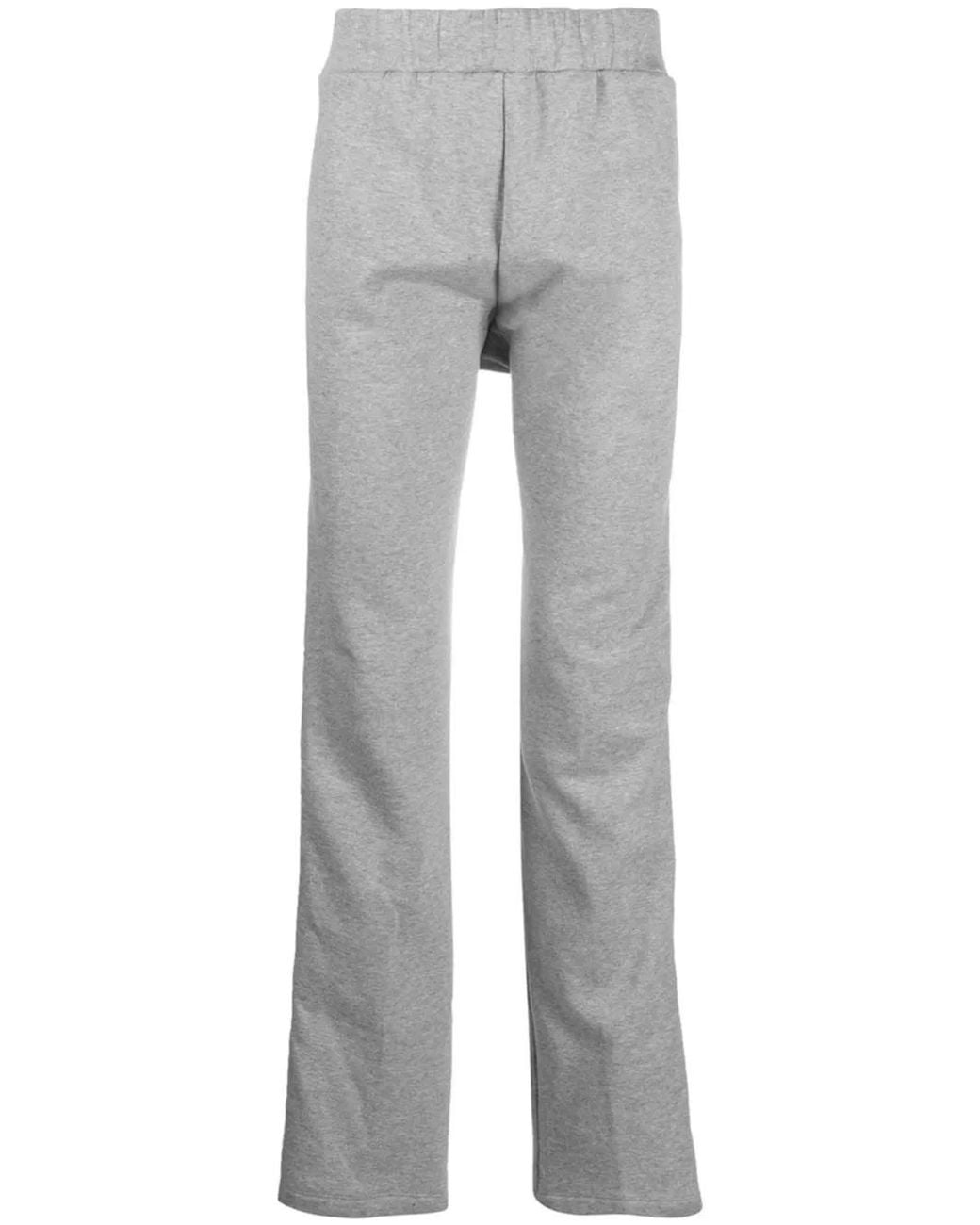 Valentino Garavani Gray Slit Ankles Track Pants for men