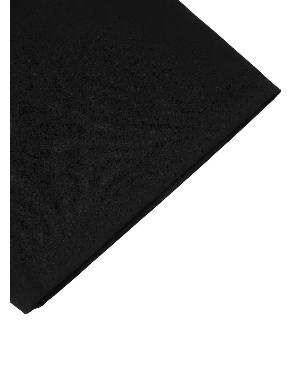 Shanghai Tang Black Patch-Detail Pocket T-Shirt for men