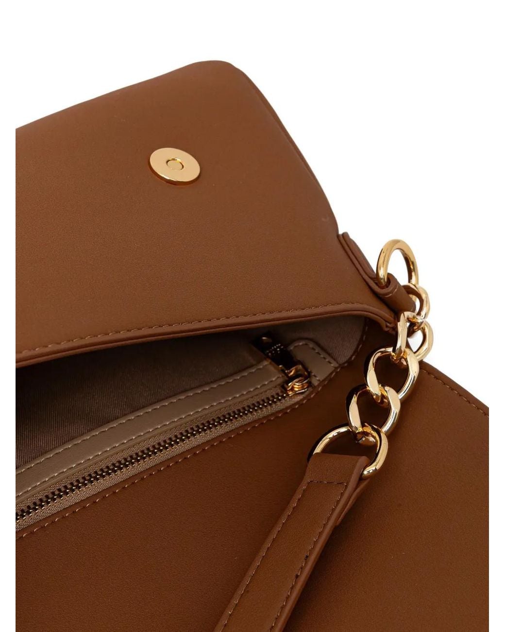 Love Moschino Brown Umhängetasche Mit Logo