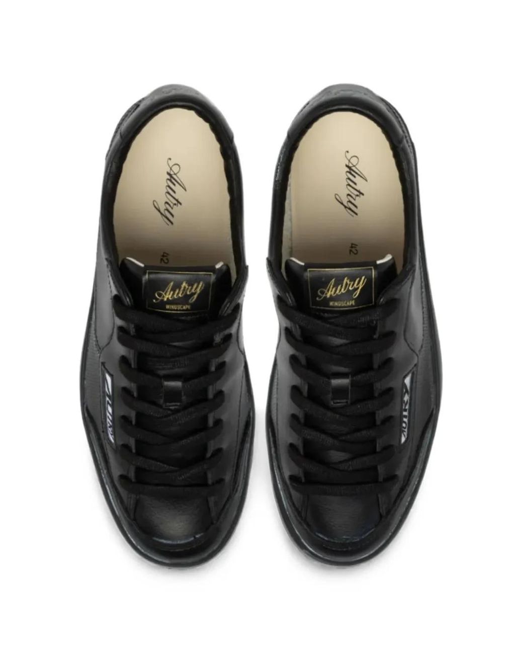Autry Black Windscape Super Vintage Sneakers