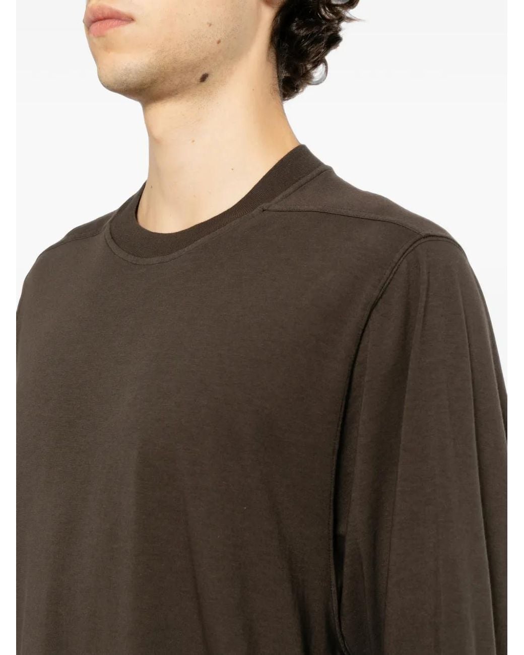 Rick Owens Black Jumbo T-Shirt for men