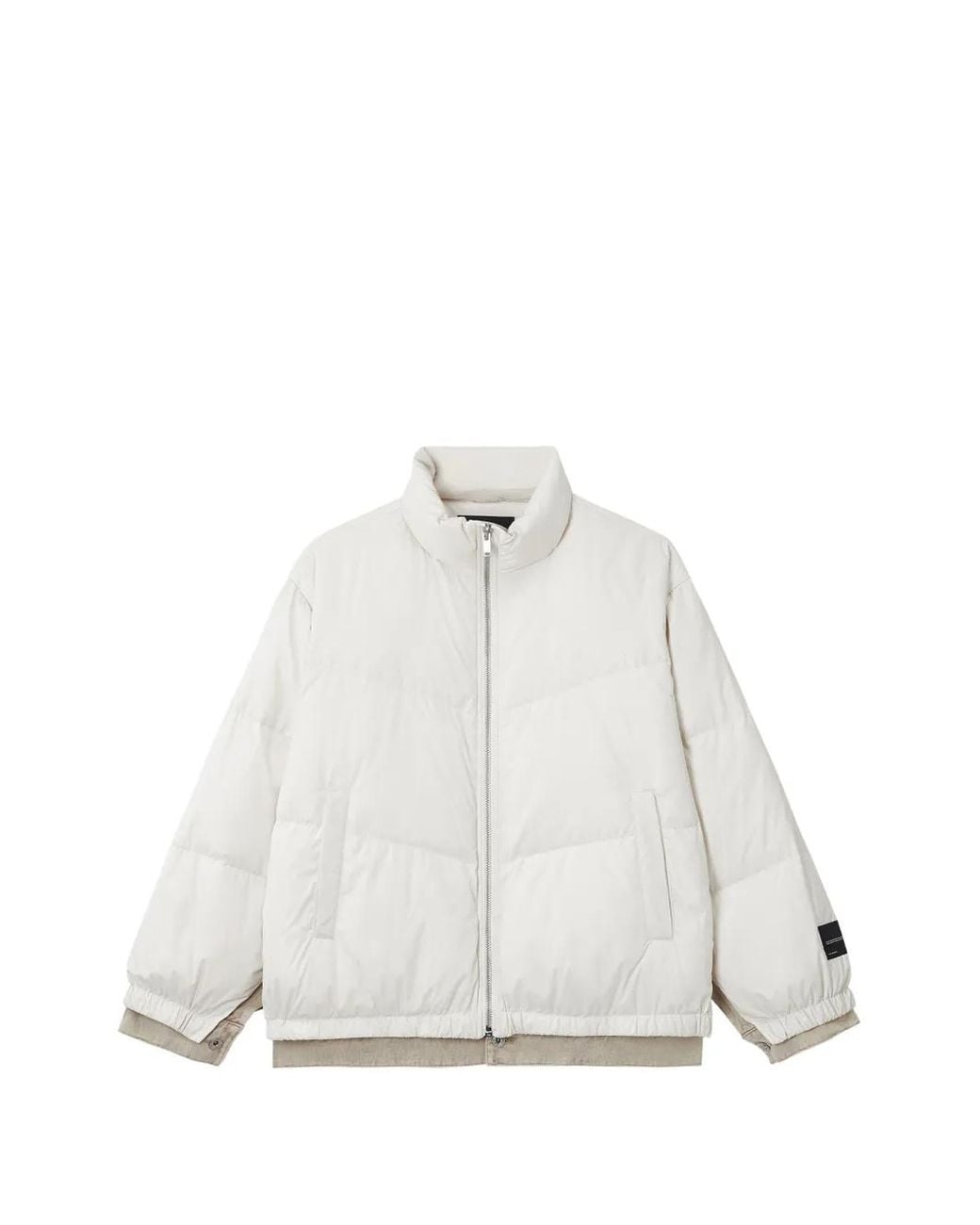 FIVE CM White Layered Puffer Jacket for men