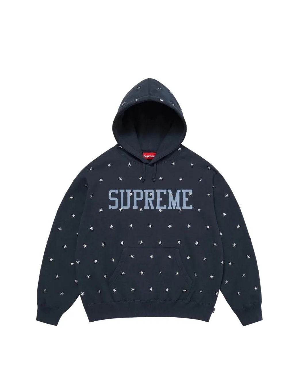 Supreme Stars Studded Hoodie in Blue for Men | Lyst UK