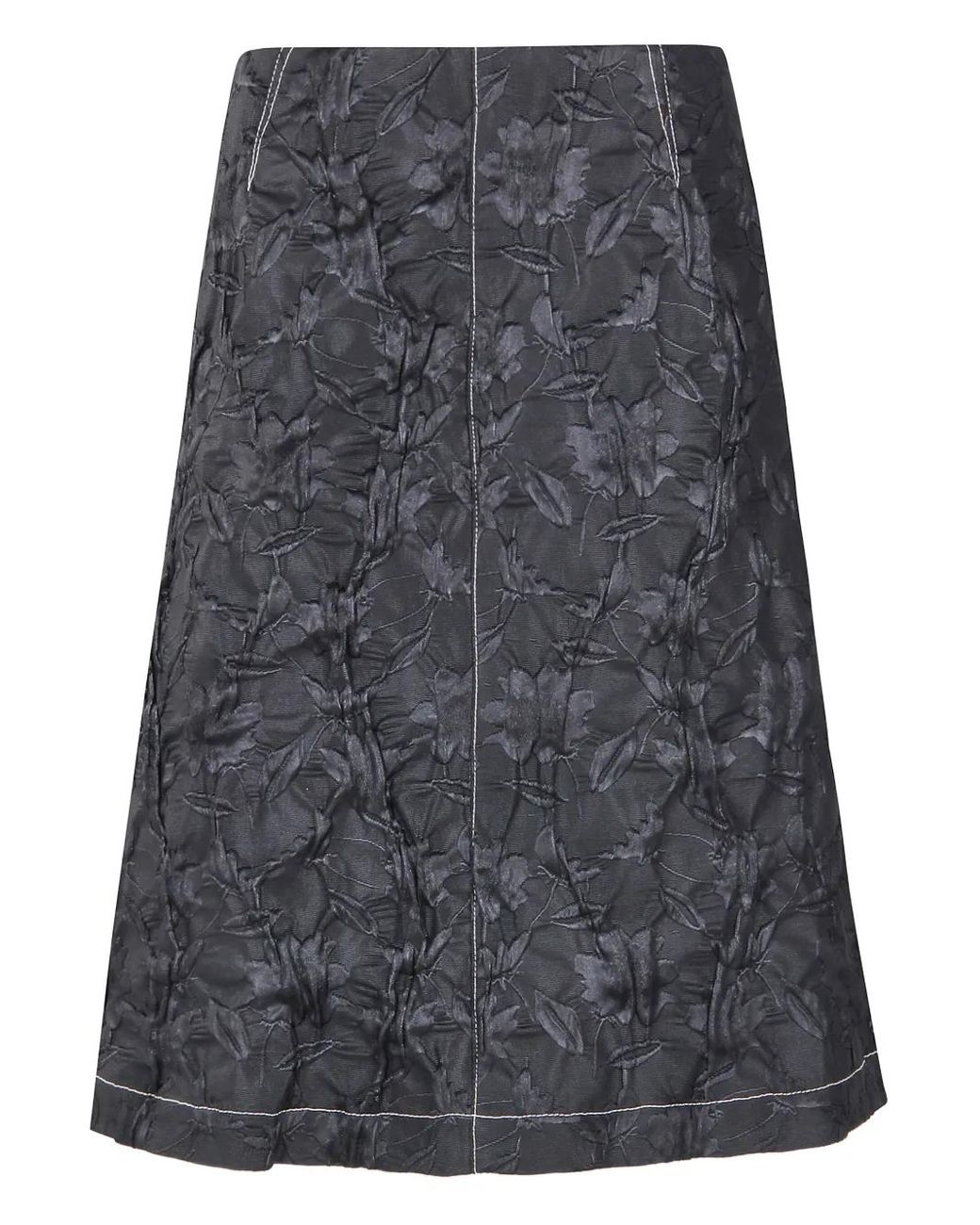 Jonathan Simkhai Gray A-Line Skirt