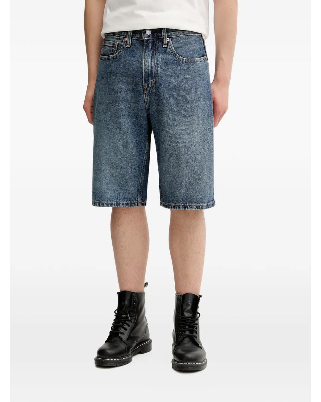 Levi's Blue Short À Taille Haute for men