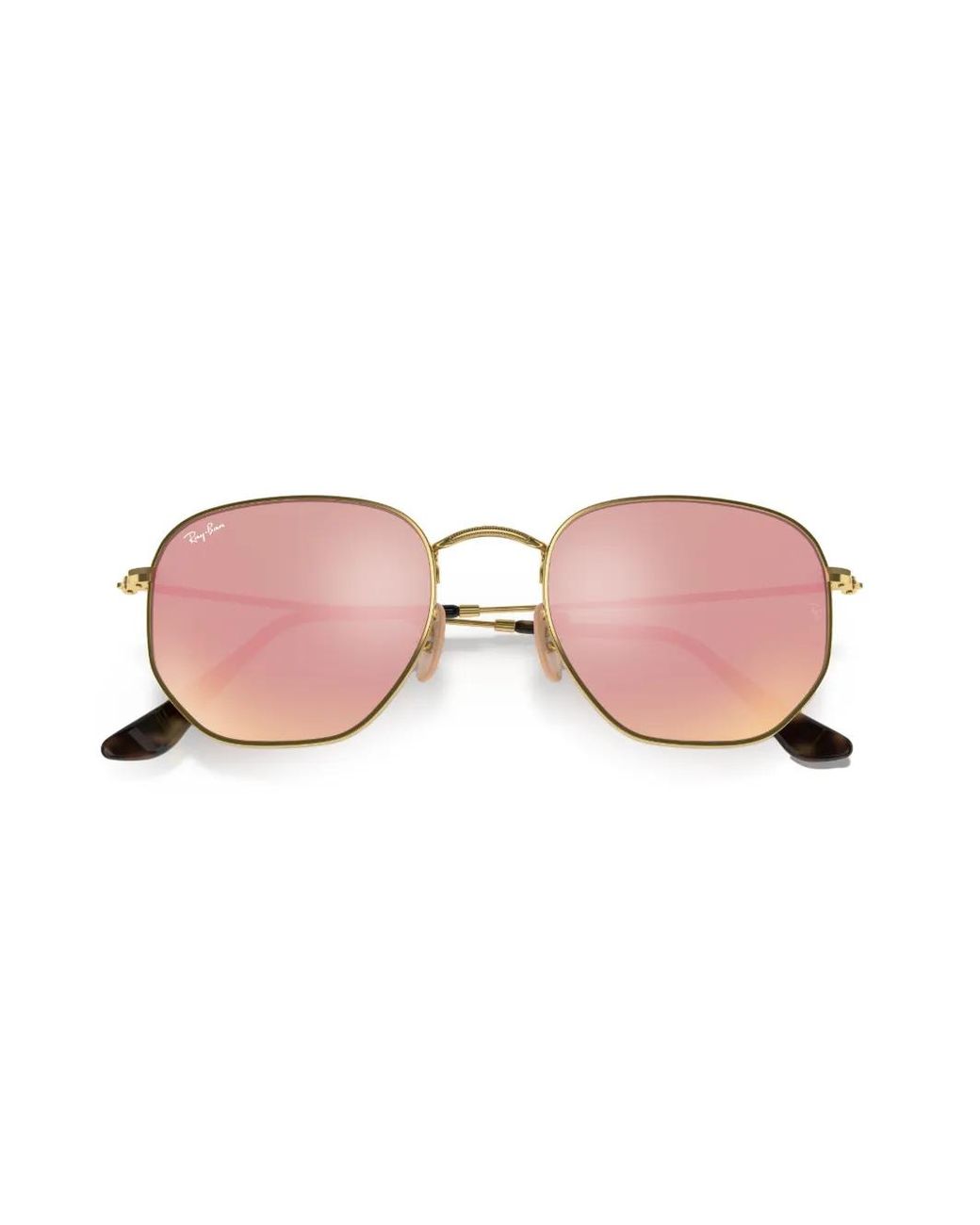 Ray-Ban Pink Hexagonal Sunglasses