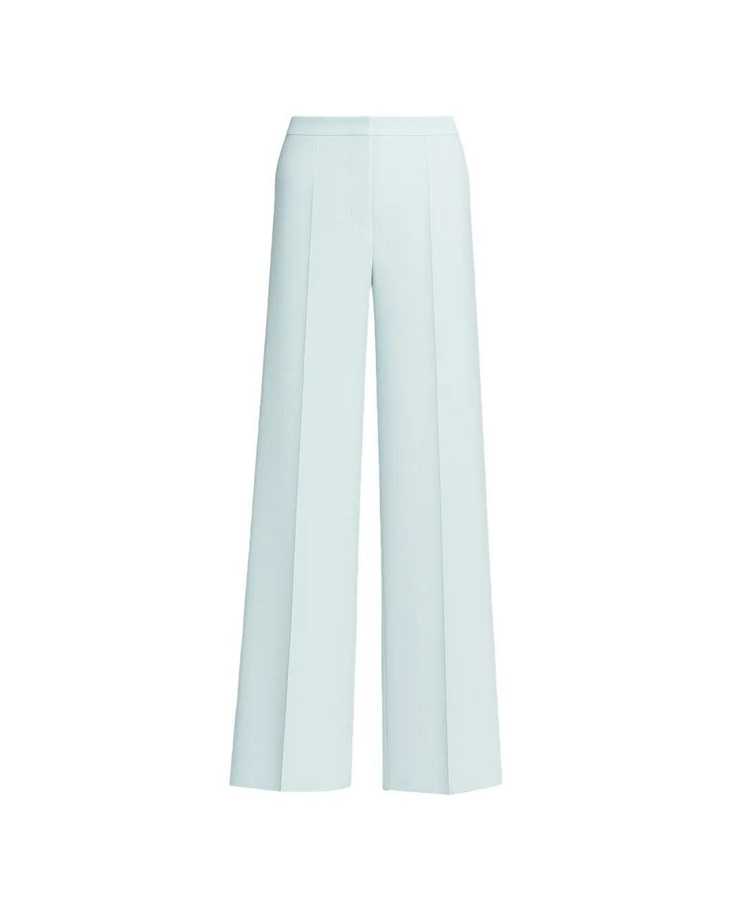 Alberta Ferretti Blue Wide-Leg Trousers