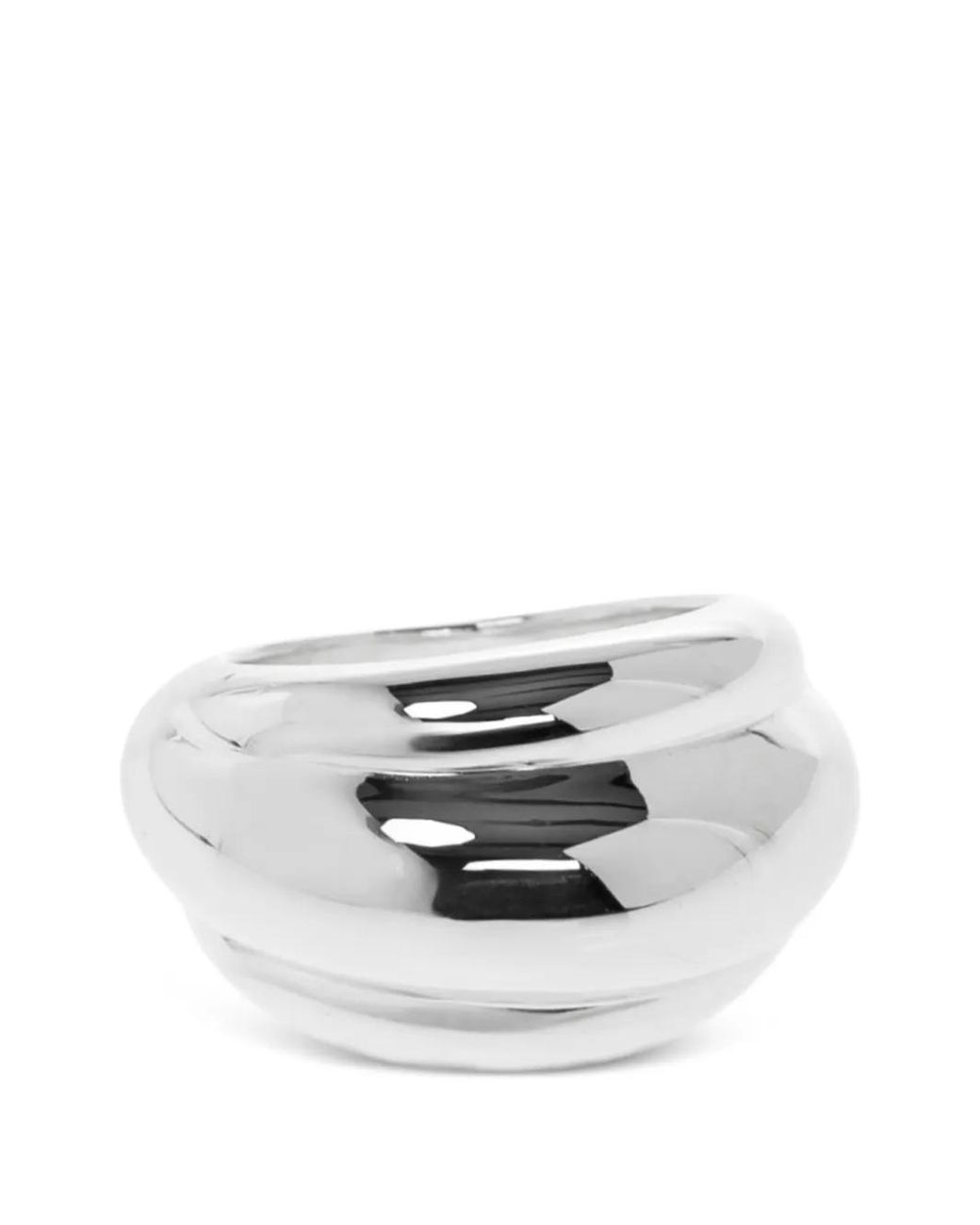 LIE STUDIO White Zoe Sterling Ring