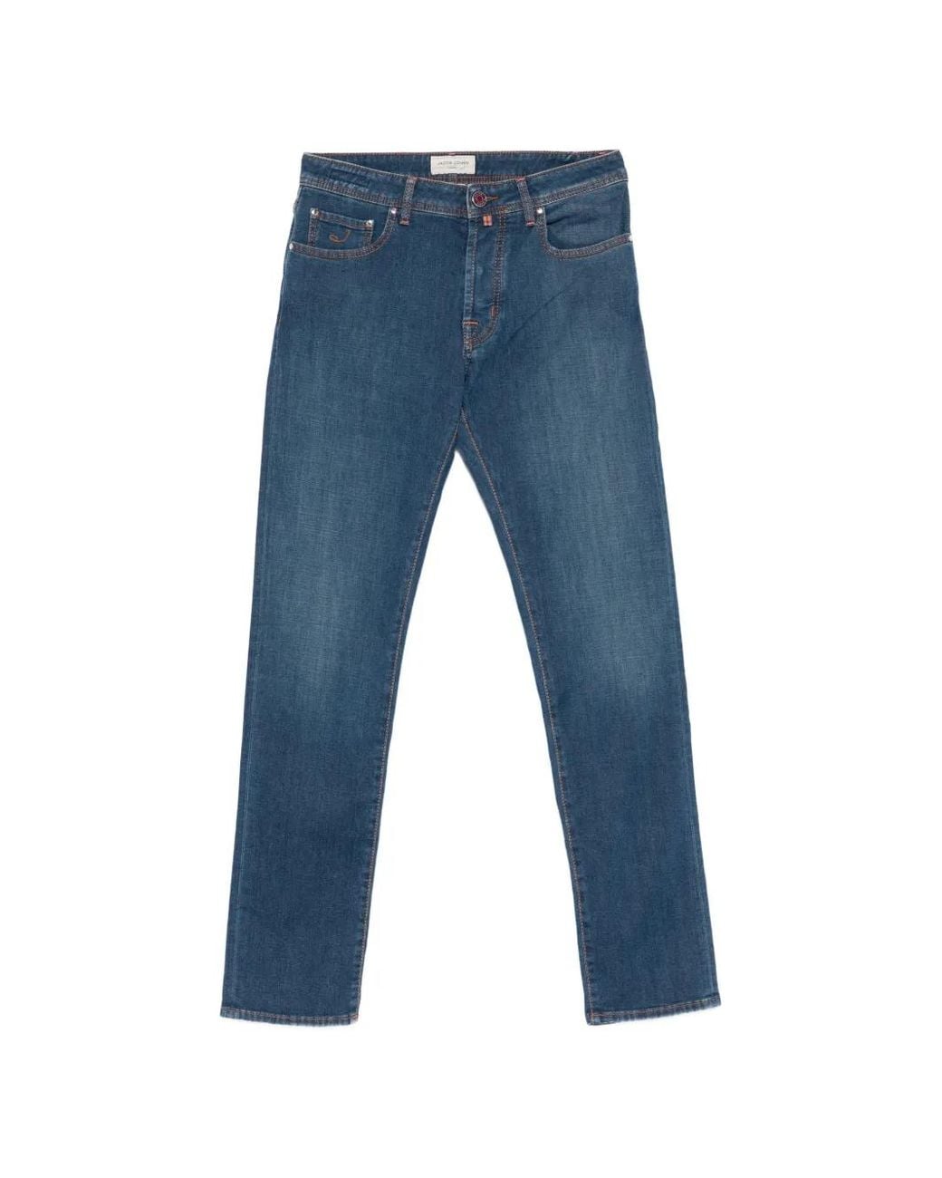 Jacob Cohen Blue Jean Droit À Cinq Poches for men