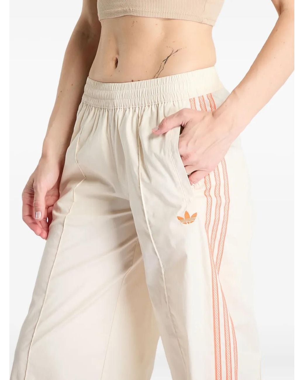 Adidas Pink Summer Glow Stripe Trousers