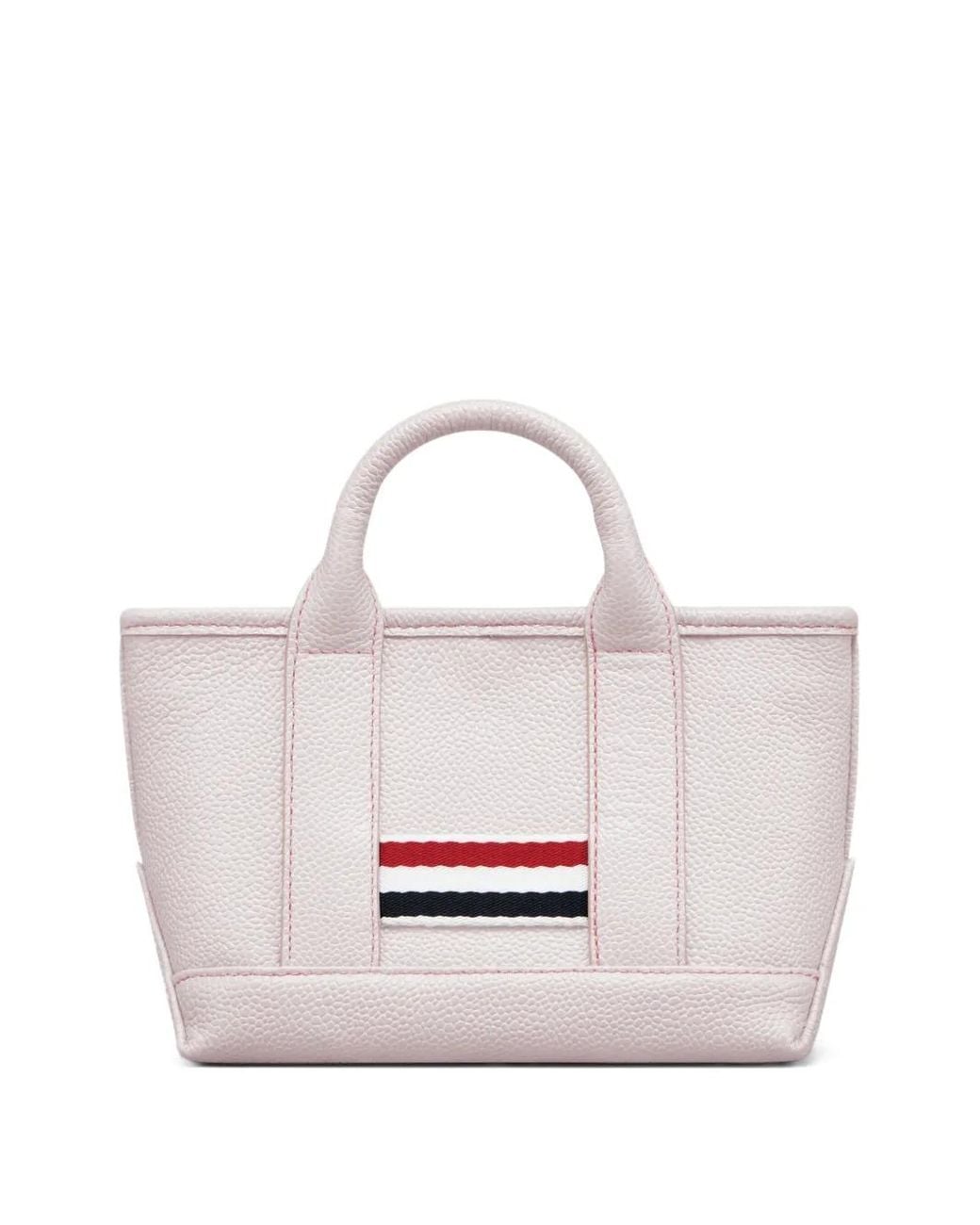 Thom Browne Pink Micro Tool Tote Bag