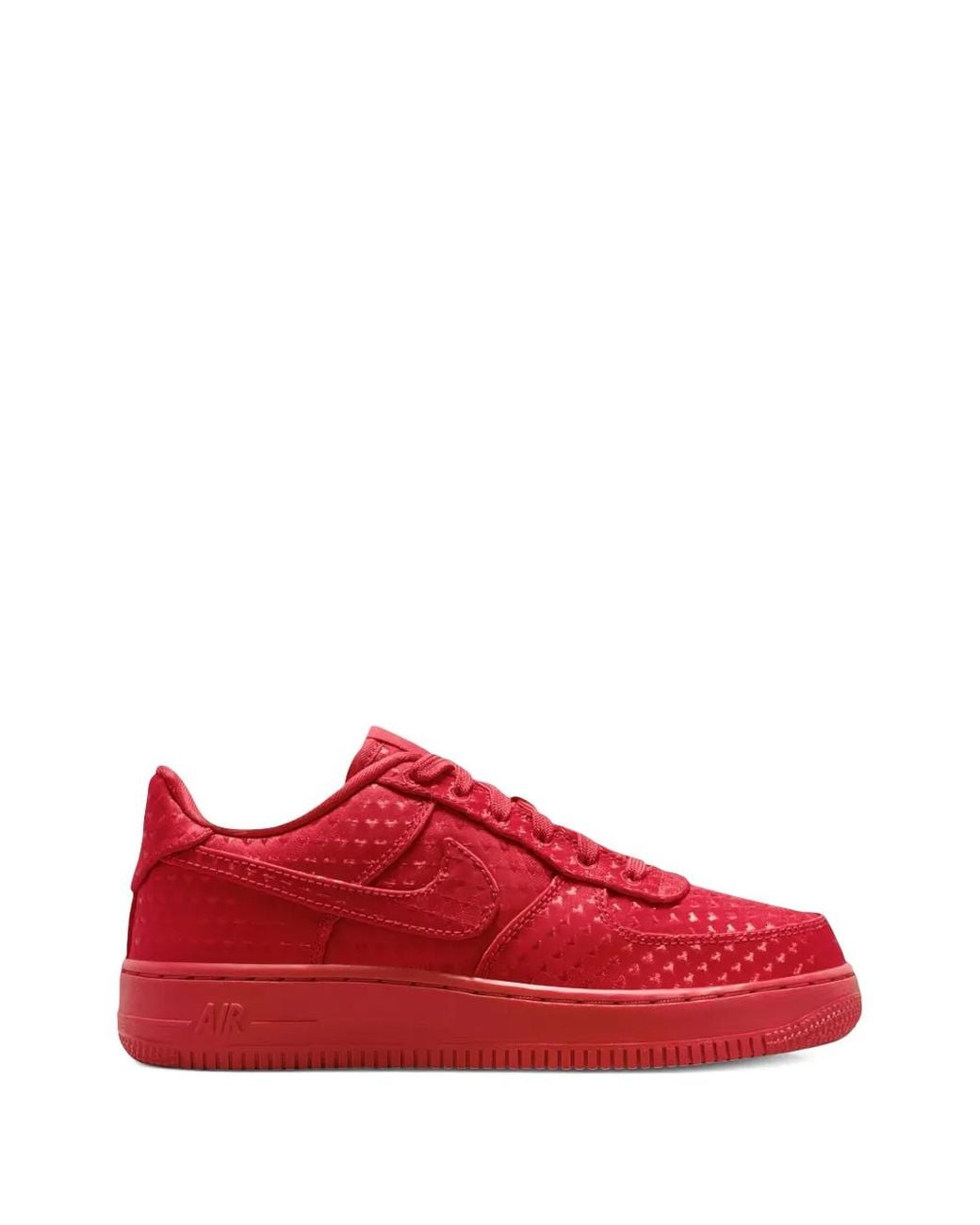 Nike Red Air Force 1 Retro 'Valentine's Day' Sneakers for men