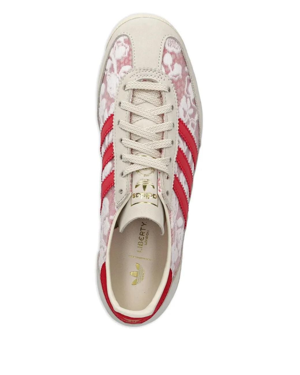adidas Floral-Lace Sneakers in Pink | Lyst