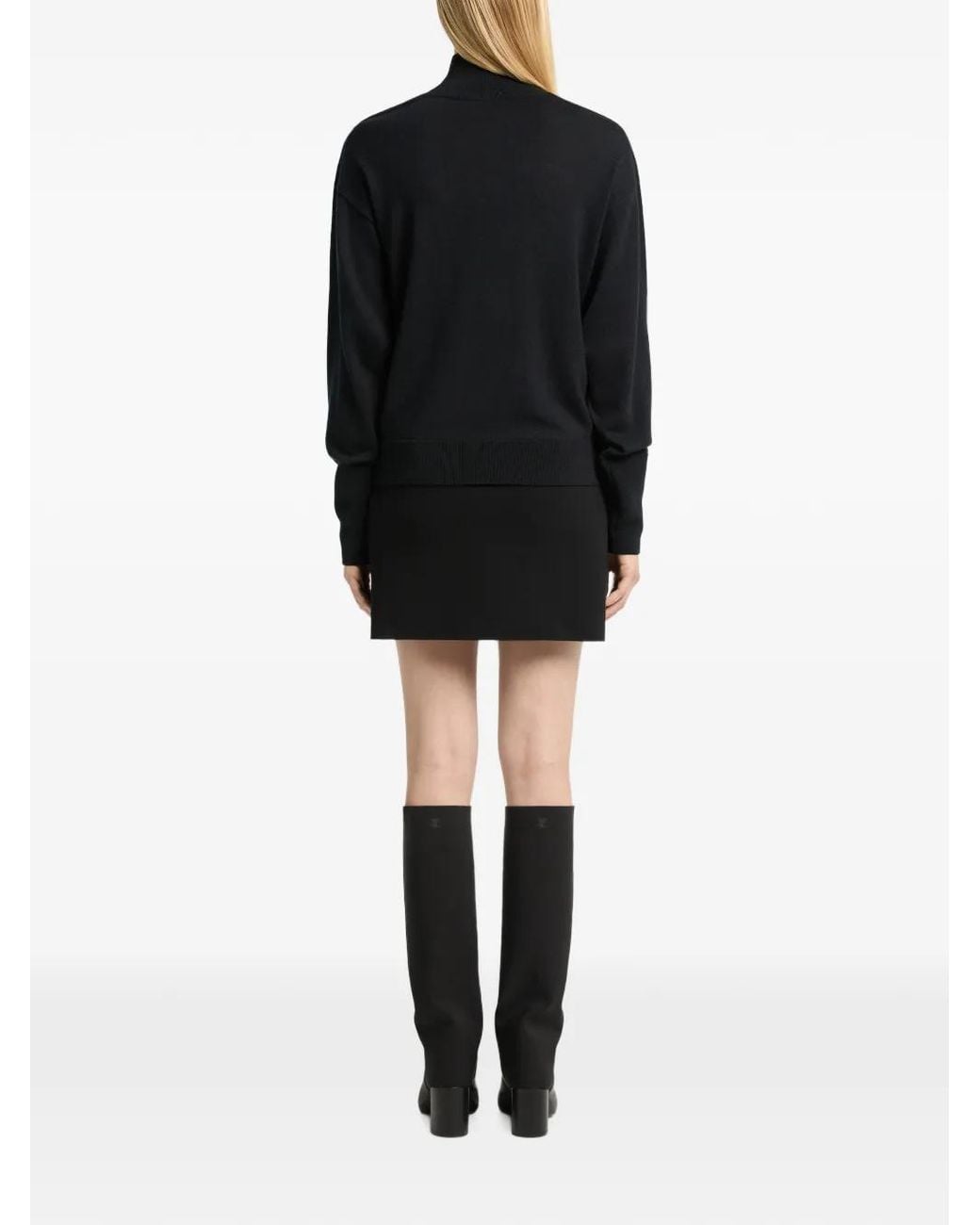 Pull À Épaules Dénudées Courreges en coloris Black