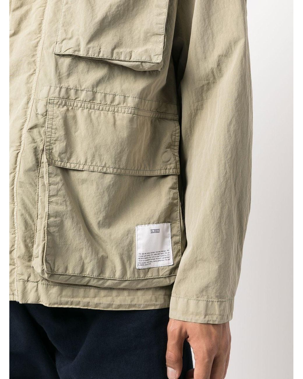 Closed Short Parka Jacket in Natural for Men | Lyst