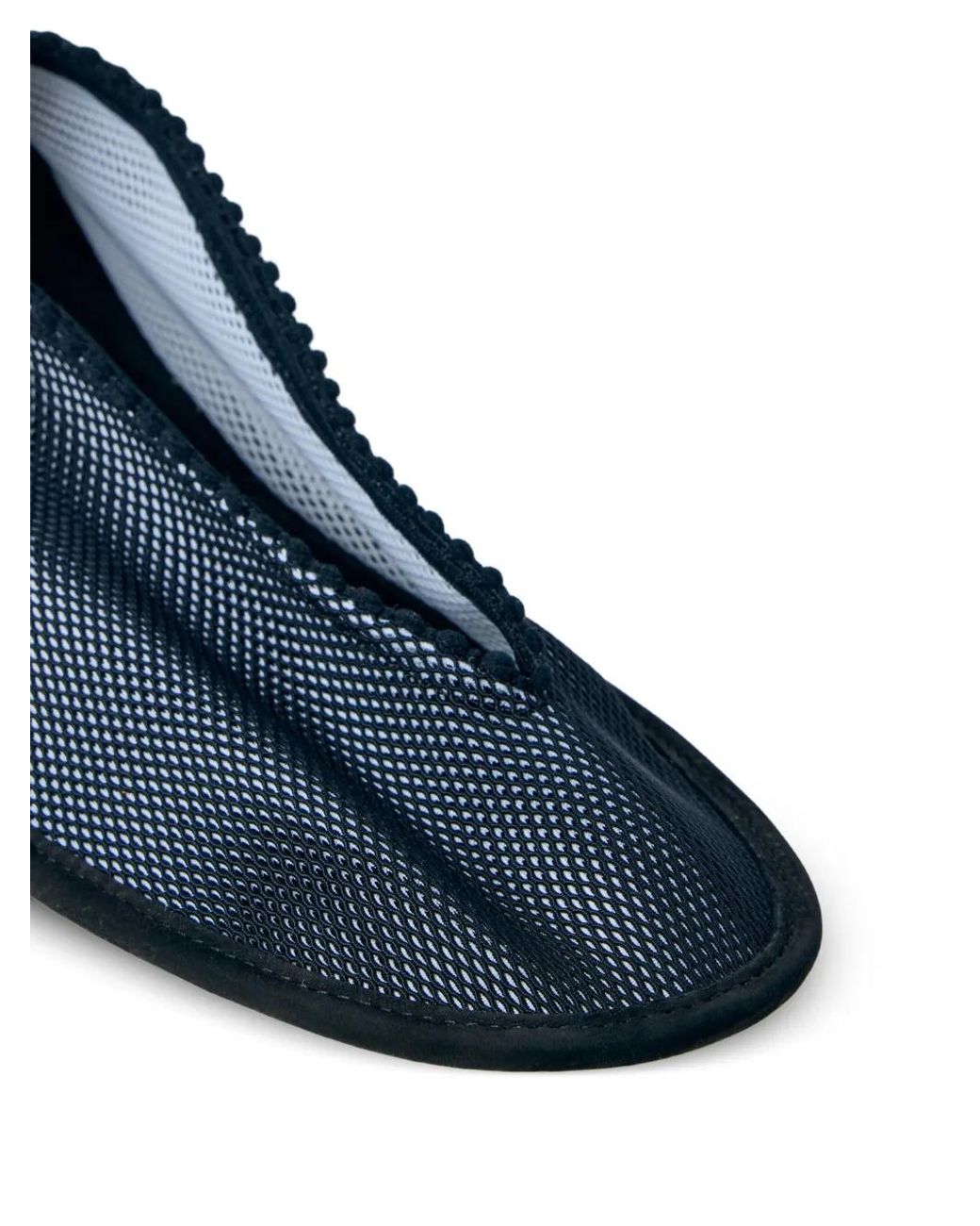 Kiko Kostadinov Blue Ramberg Mesh Textured-Sole Ballet Flats