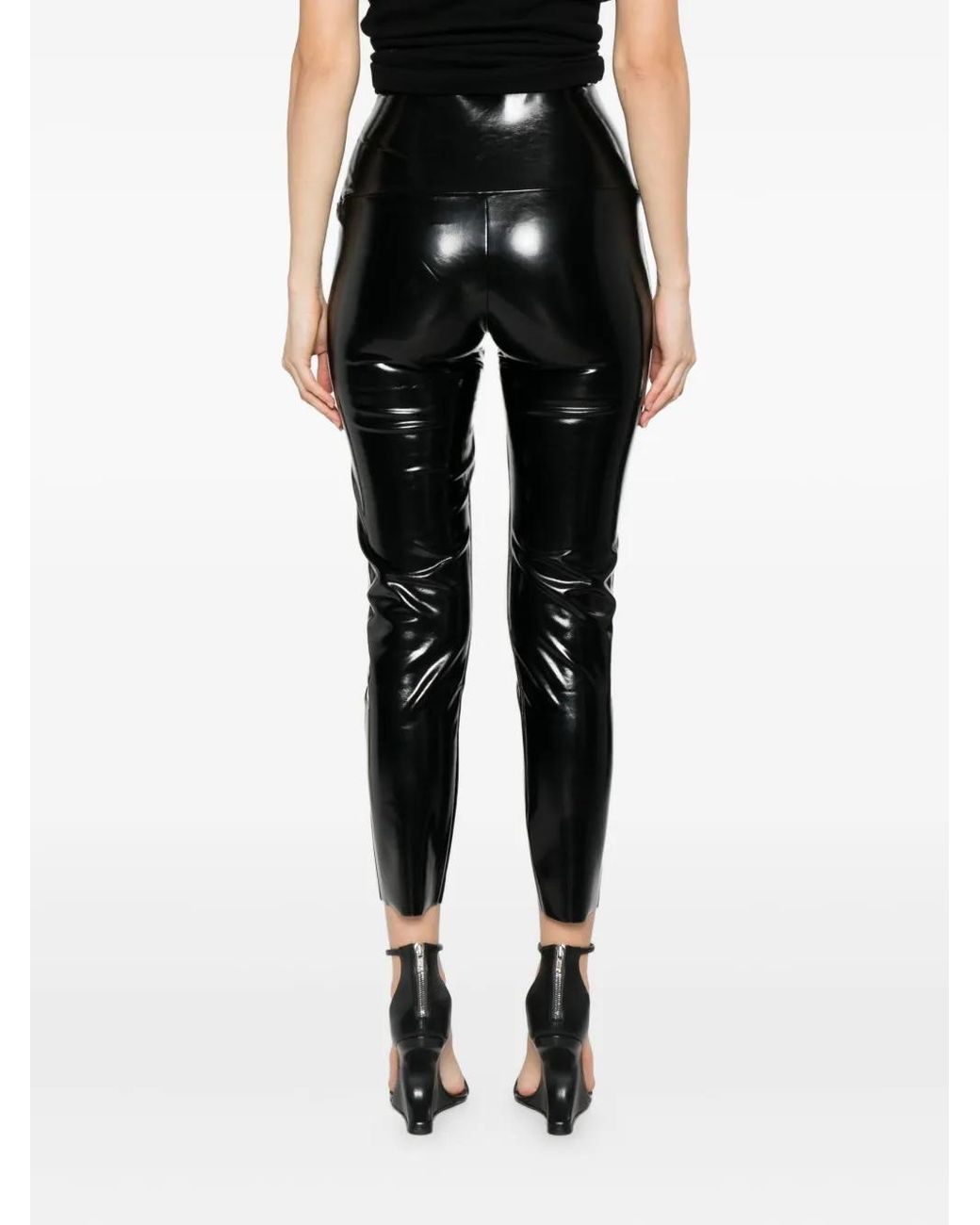 Norma Kamali High Waist Broeken in het Black