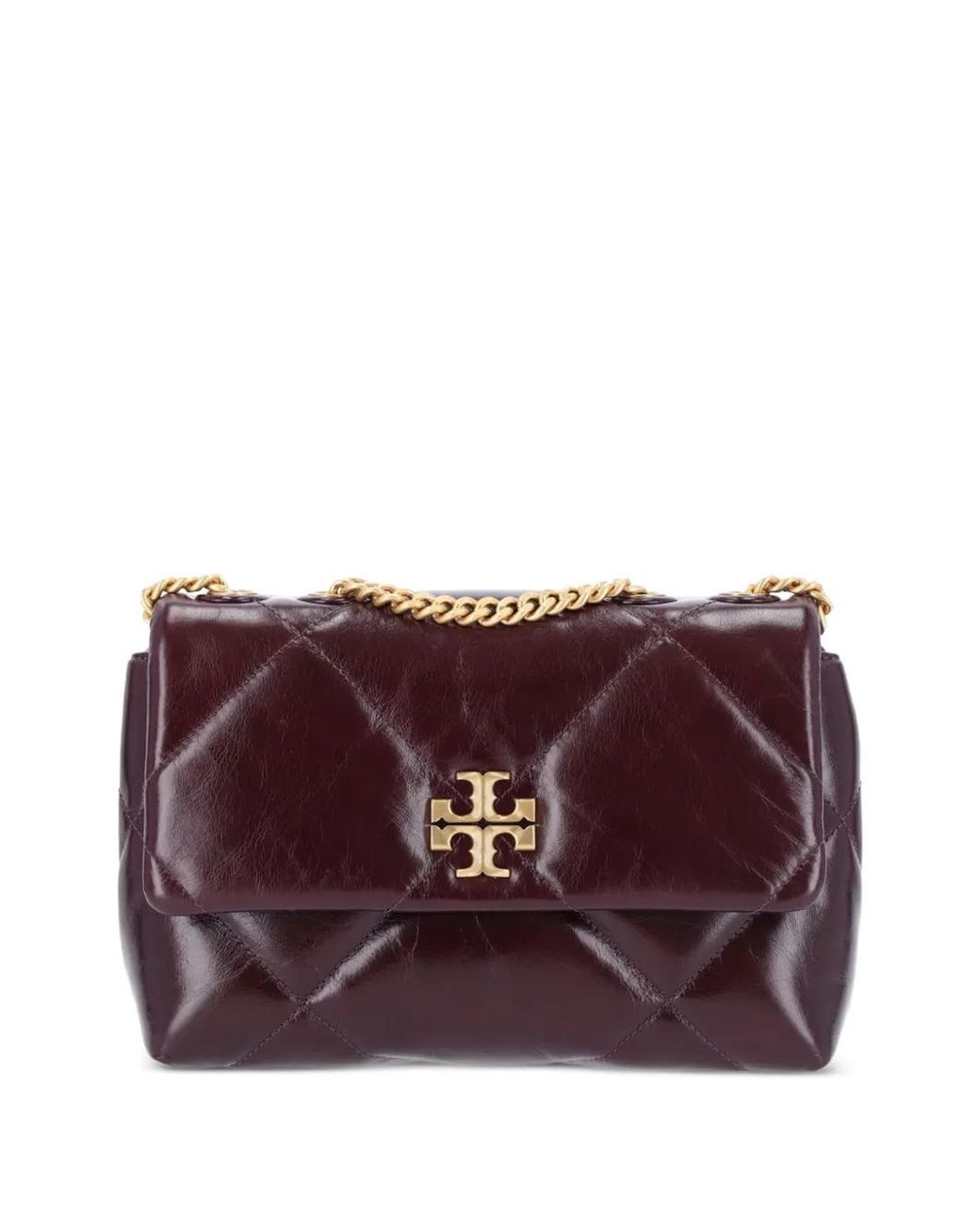 Tory Burch Purple Small Kira Quilted Shoulder Bag