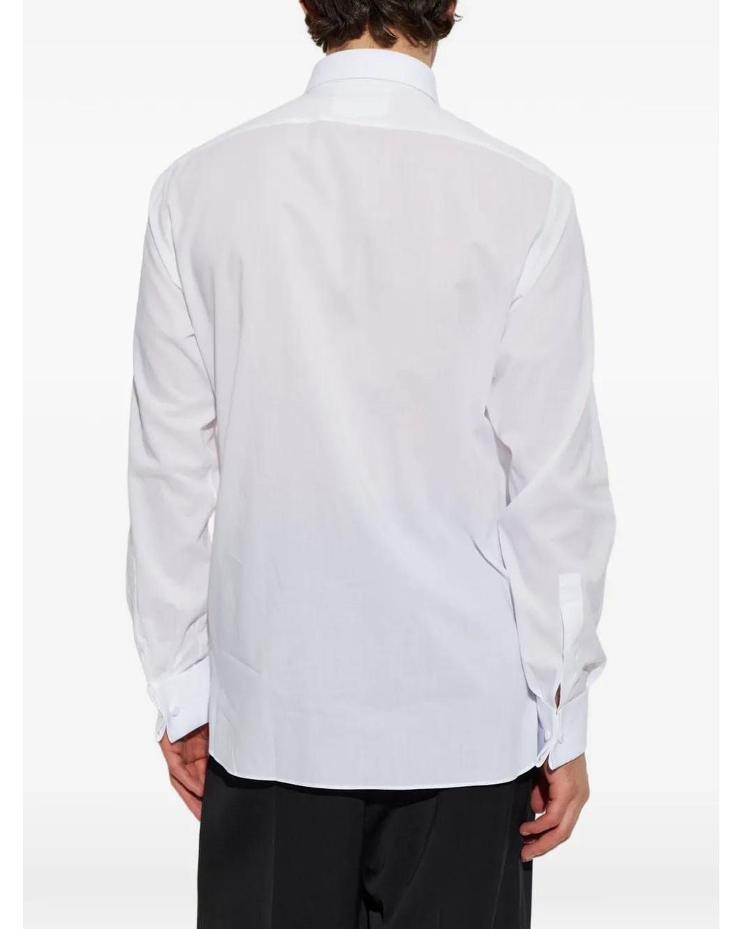 Tom Ford White Bib-Front Cotton Shirt for men