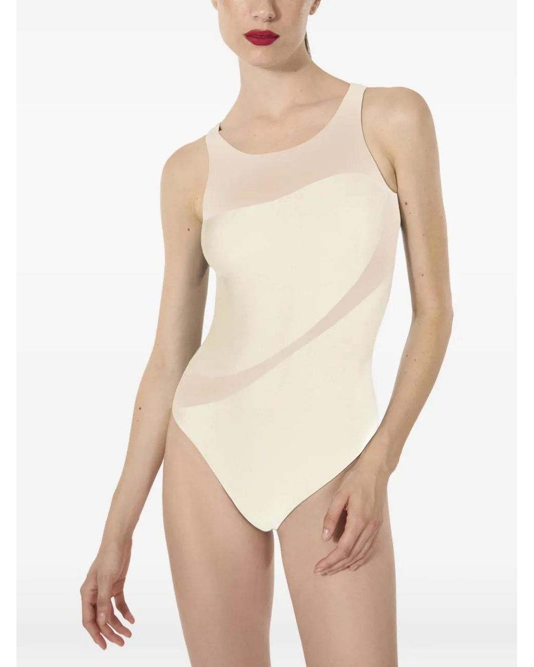 Wolford White Sleeveless Body