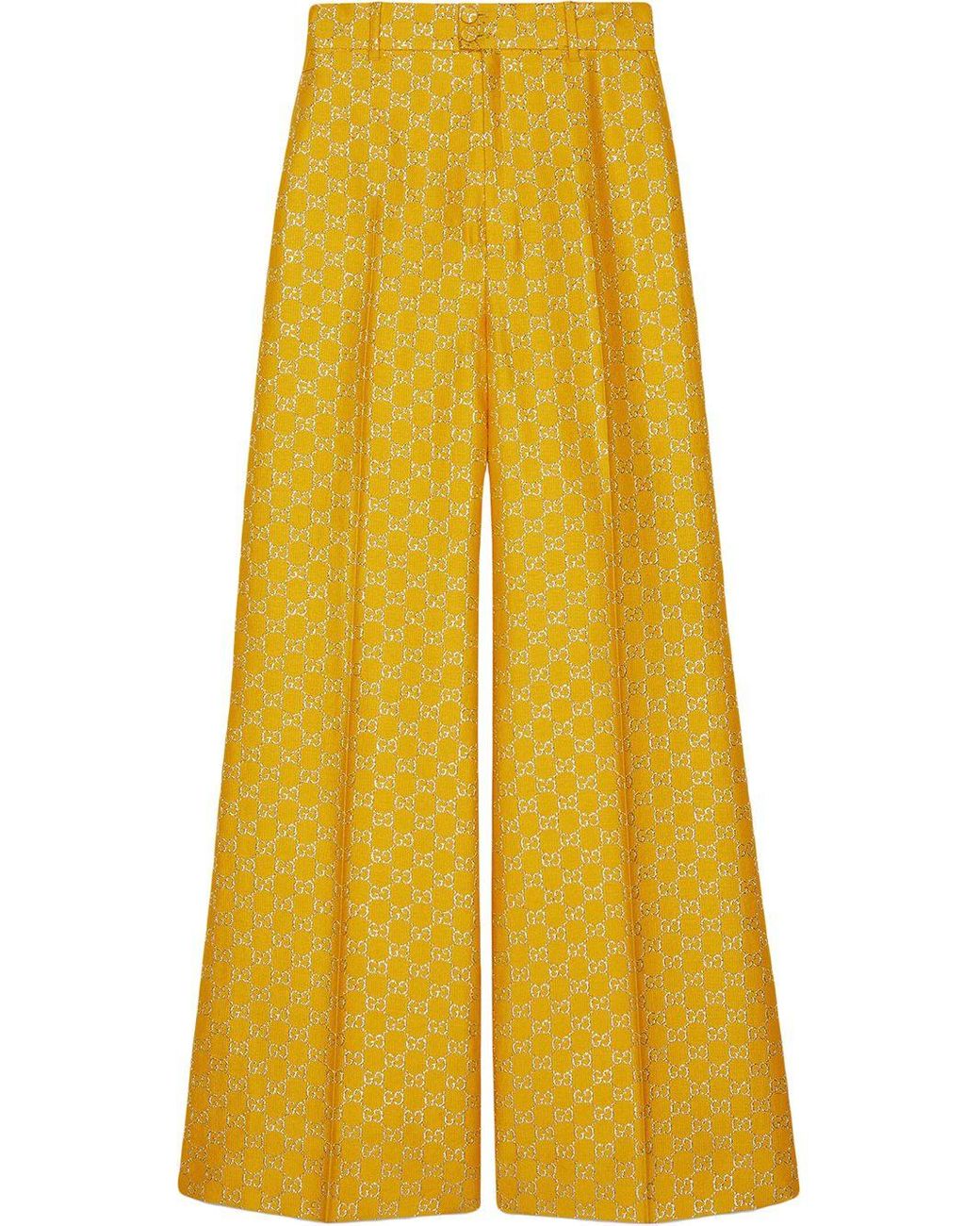 yellow gucci pants womens
