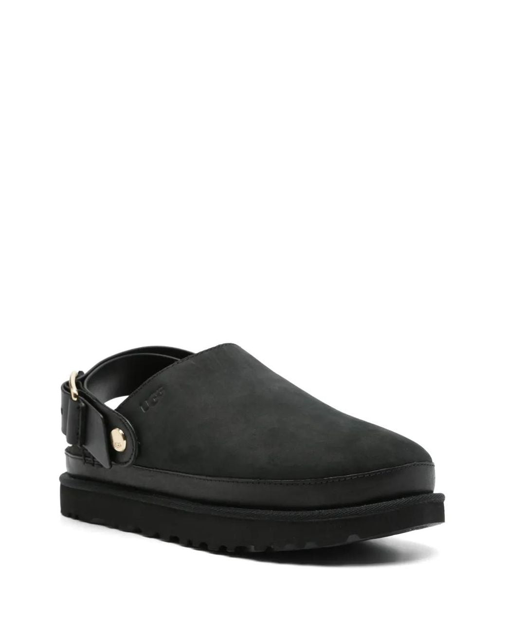 Ugg Black Goldenstar Mules